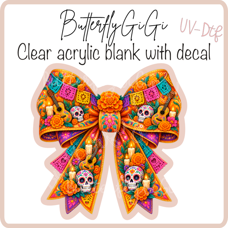 Dia de los Muertos Bow UvDTF