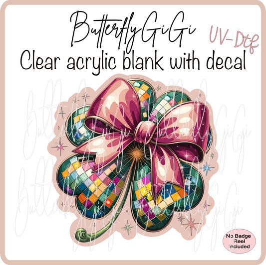 UVDTF Holiday Disco Clover