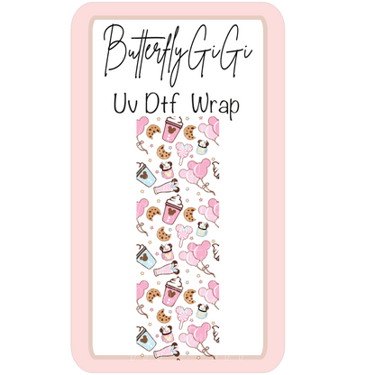 Wrap Mouse Snack Pink UV Dtf