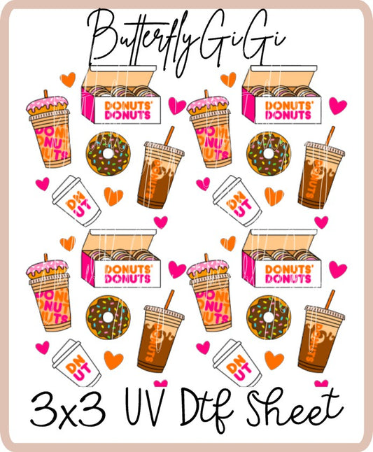 Donuts UV Dtf SHEET