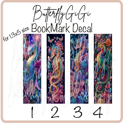 Dragon Bookmark Decal
