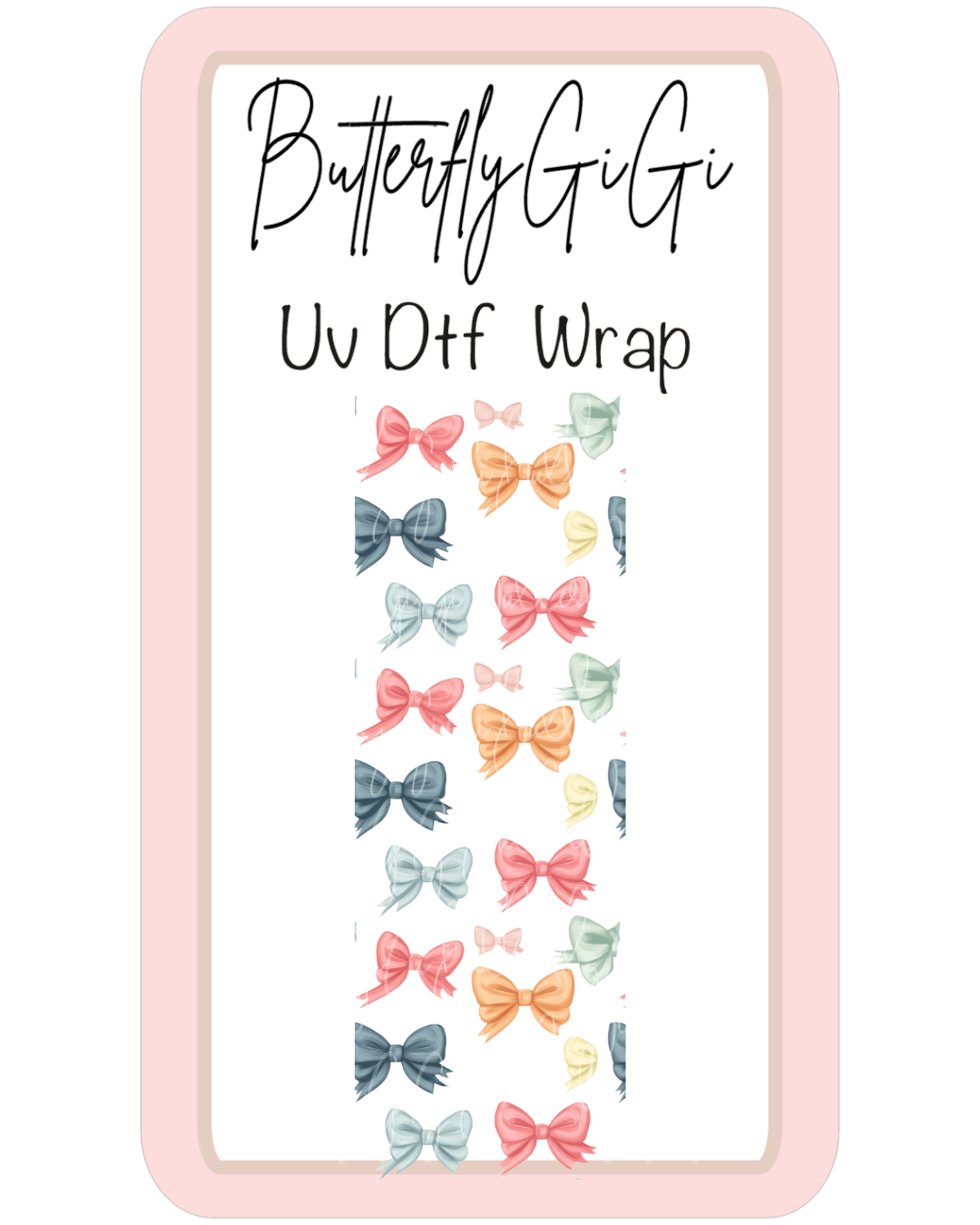 Easter Bows UvDTF Wrap