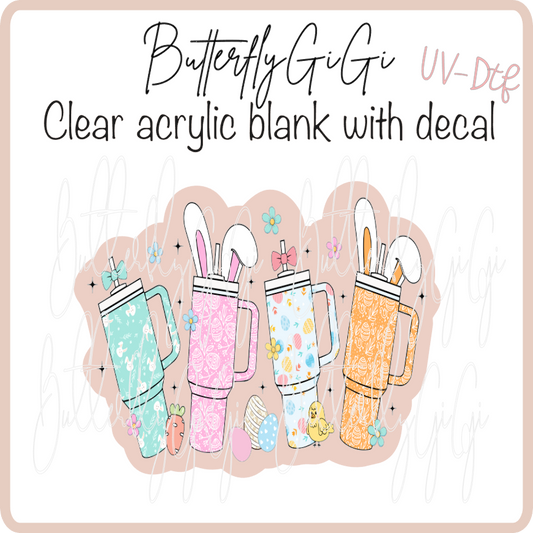 Easter Tumblers UvDTF