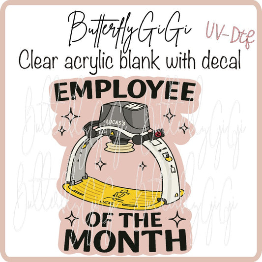 Employee of the Month  Uv Dtf
