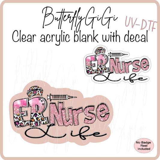 Medical Leopard Print ER nurse Life