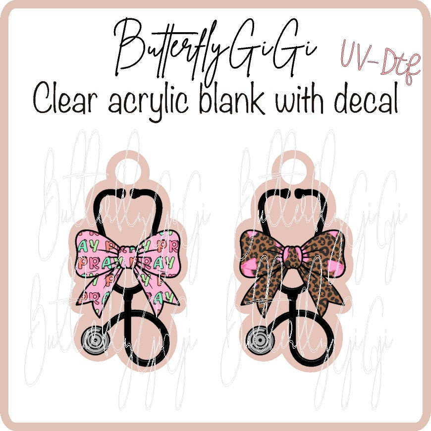 FAITH Stethoscope  UVDTF Charms