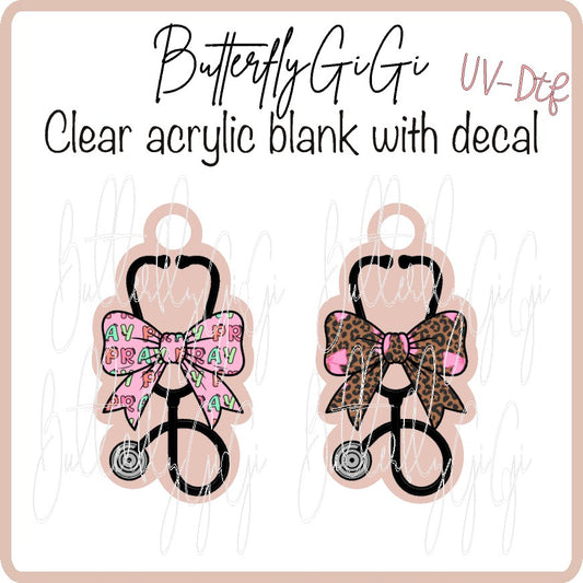 FAITH Stethoscope  UVDTF Charms