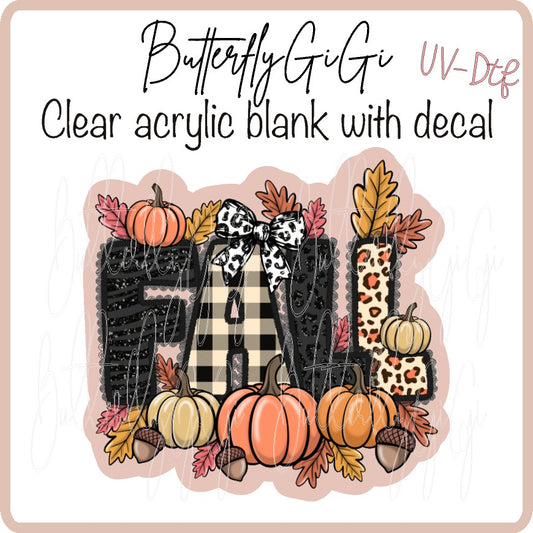 Fall UV DTF