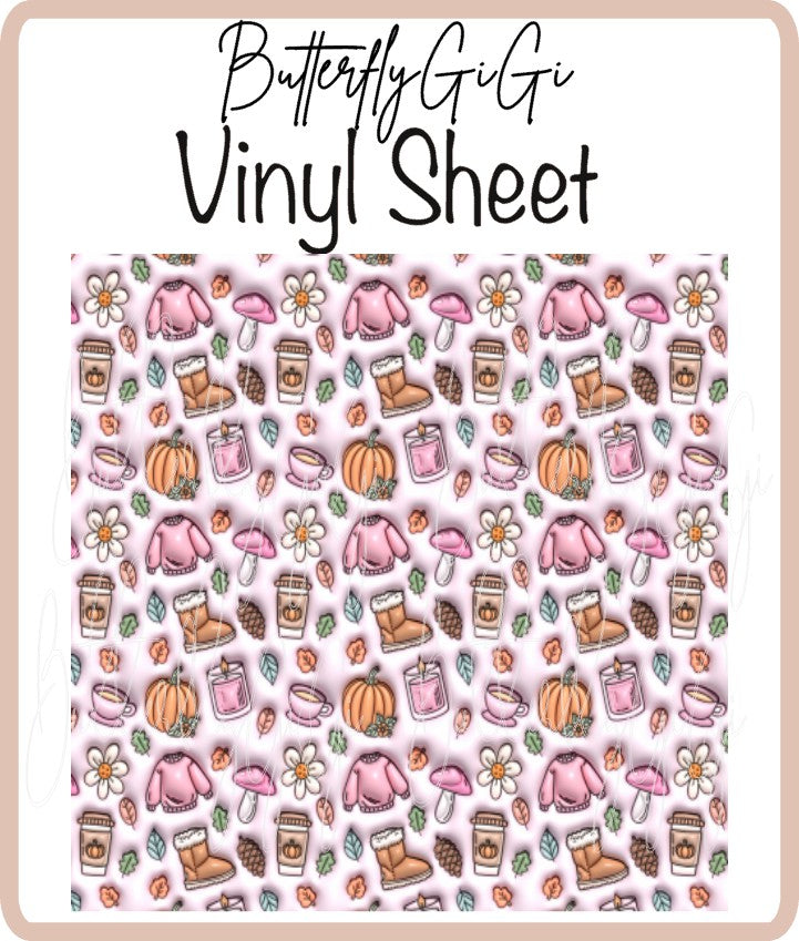 Vinyl Fall 3d Sheet