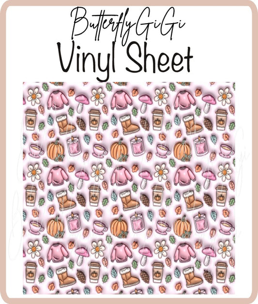 Vinyl Fall 3d Sheet