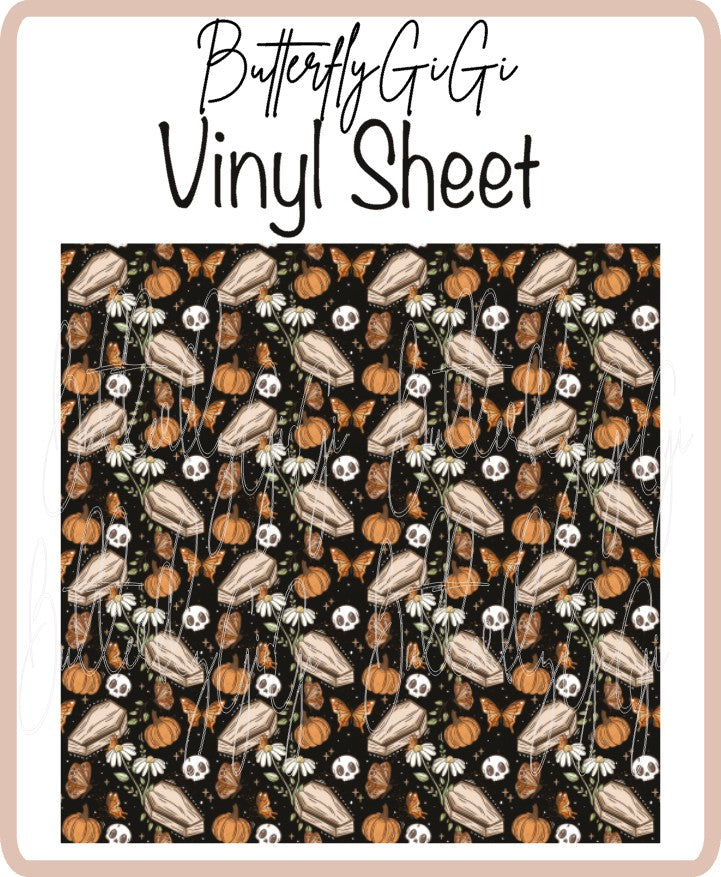 Vinyl Fall Casket Sheet