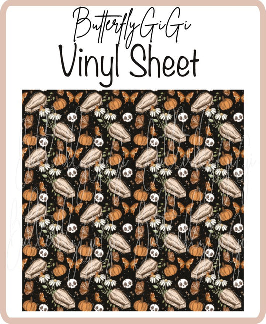 Vinyl Fall Casket Sheet
