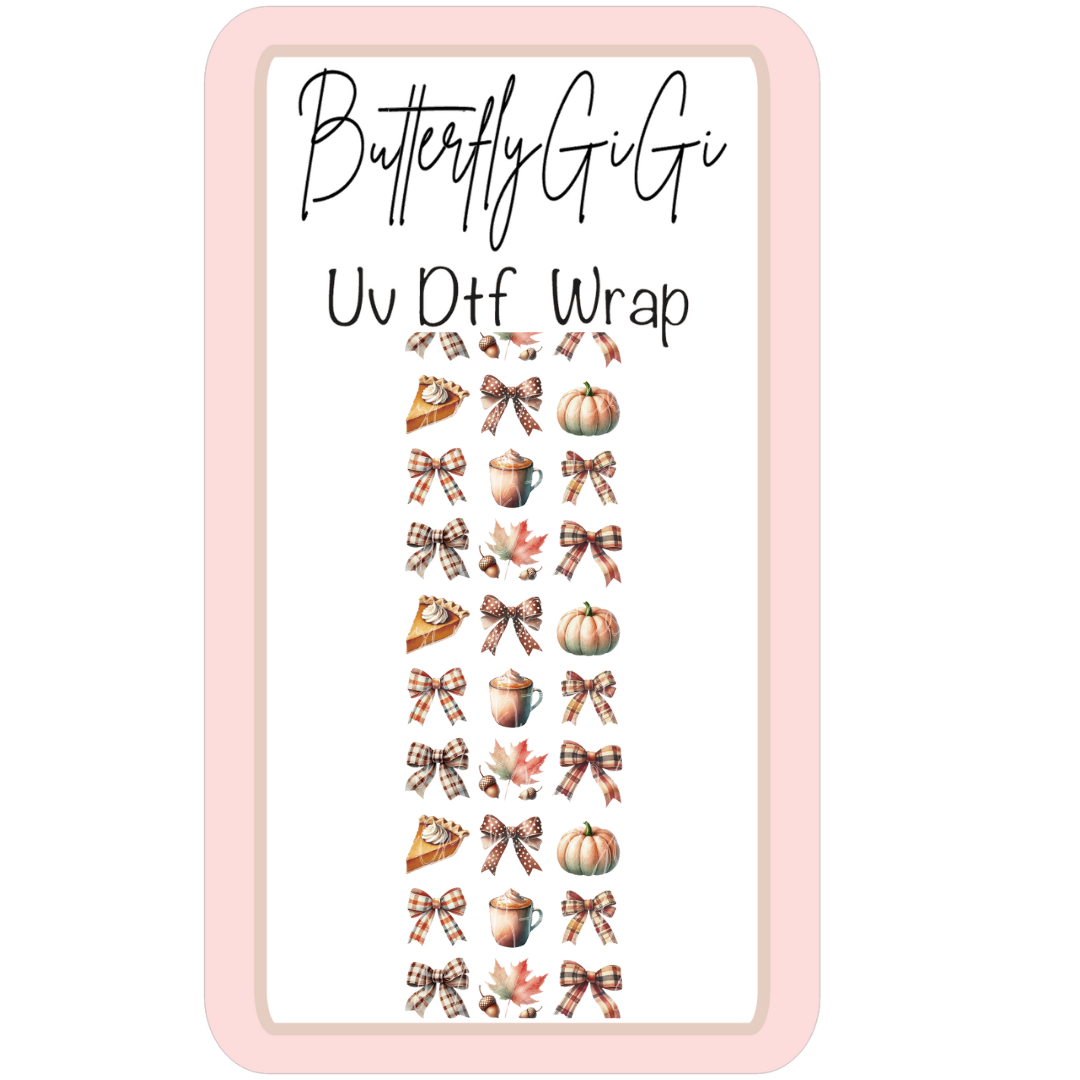Wrap Fall Cozy UV DTF