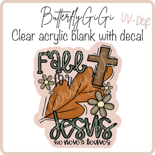 Fall for Jesus Fall UvDtf
