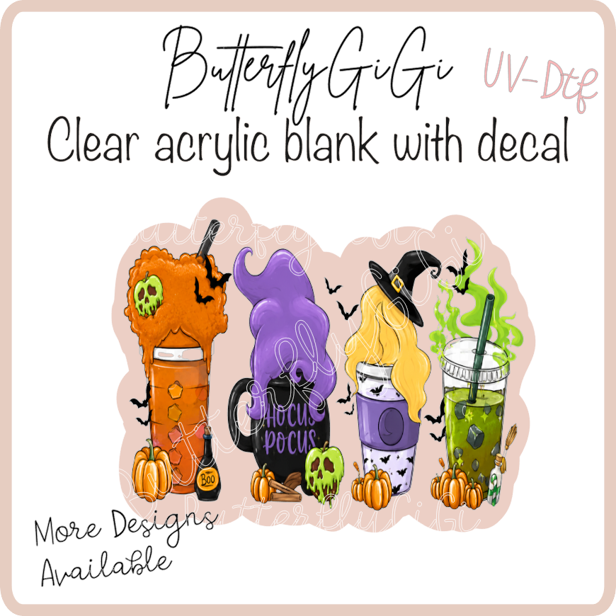 Fall Halloween UvDtf