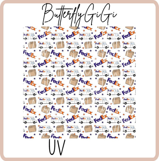 3x3 Fedx Uv Dtf SHEET