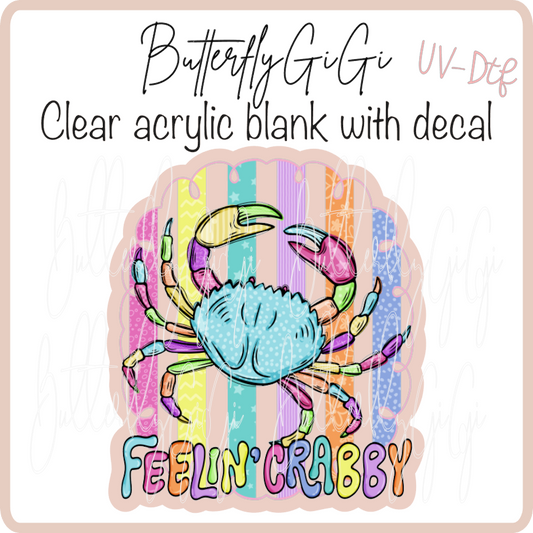 Feelin Crabby Bright UvDTF