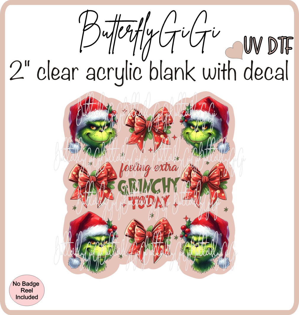 UVDTF Christmas Feeling Grinchy Coquette
