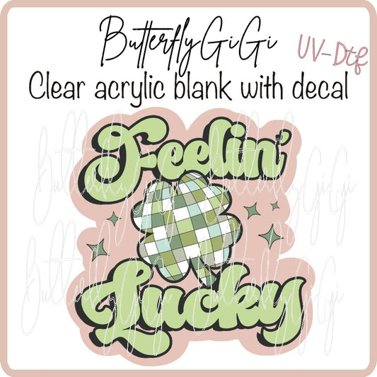 Feeling Lucky St Patty UvDTF