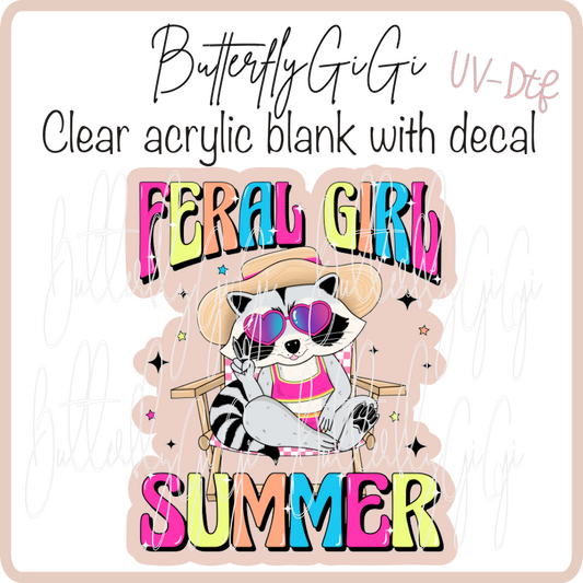Feral Girl Summer UvDTF