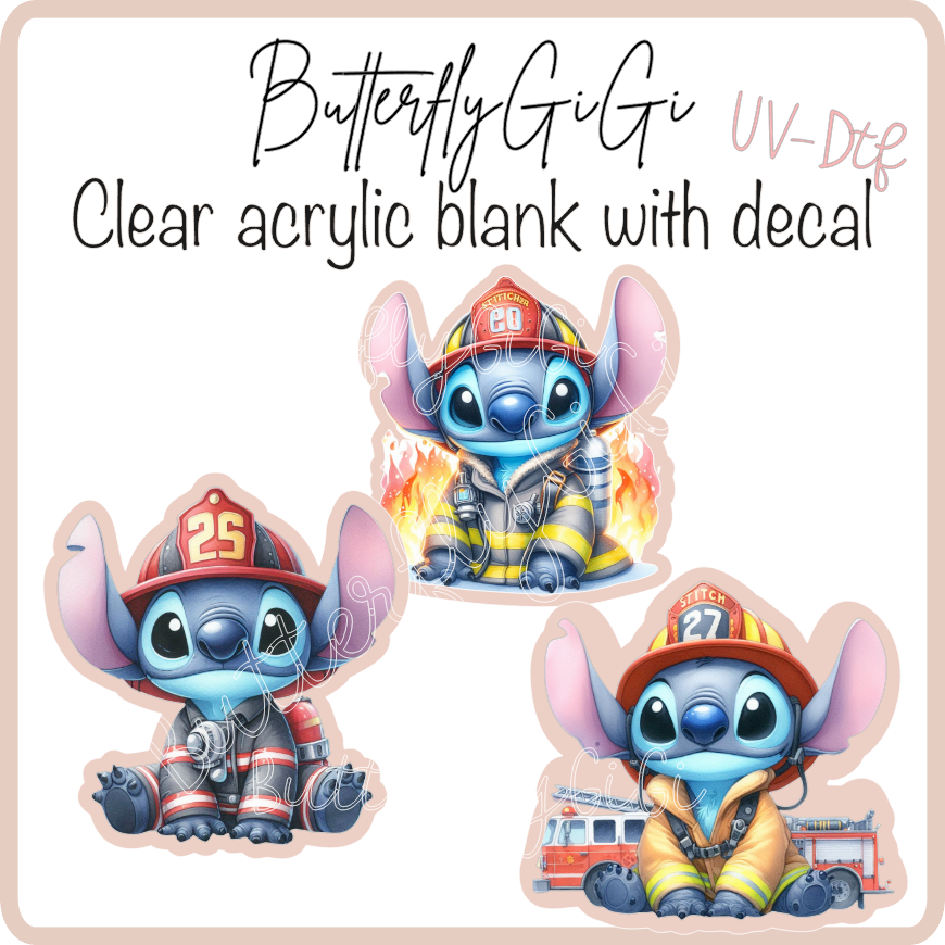 Fireman Stitch  UvDTF