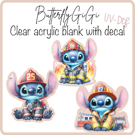 Fireman Stitch  UvDTF