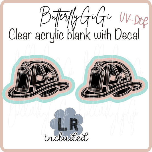 Firefighter Helmet Xray Marker Set UVDTF