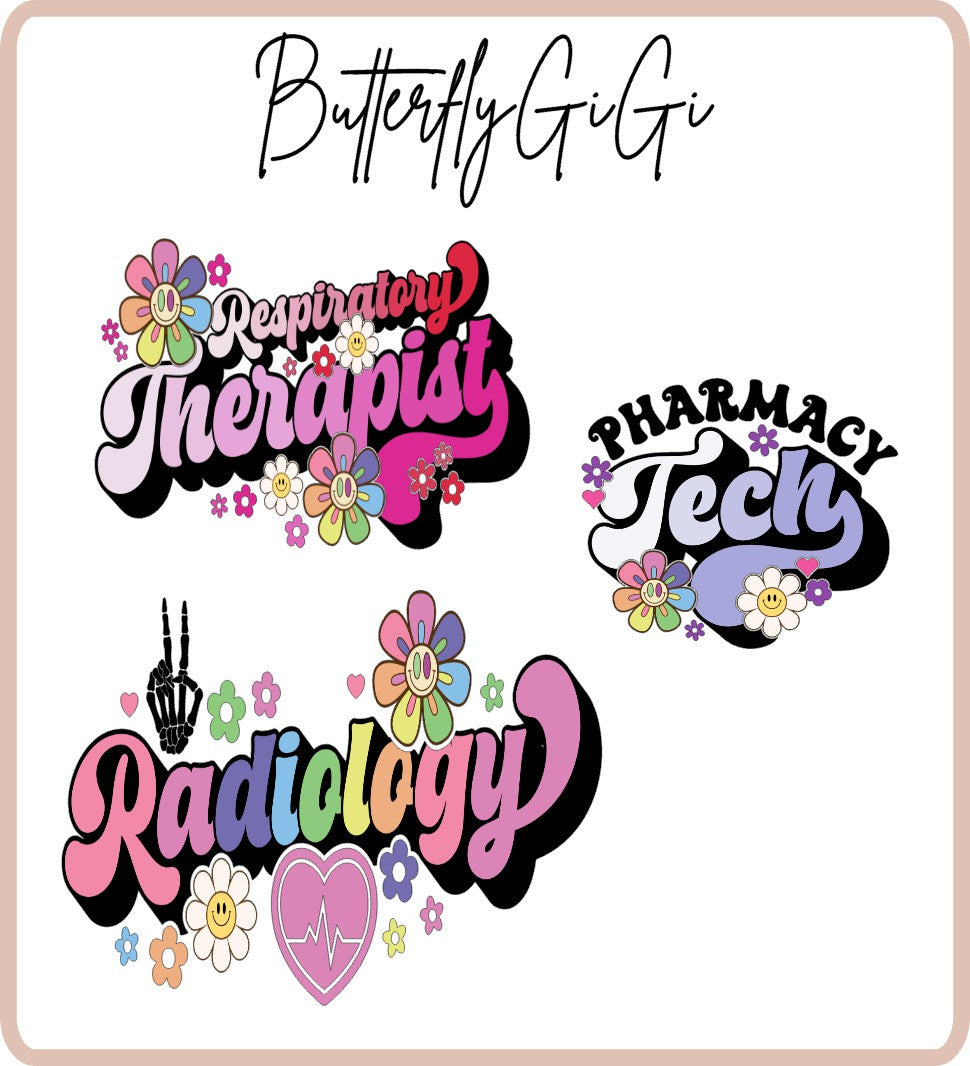 UVDTF Medical Floral Occupation