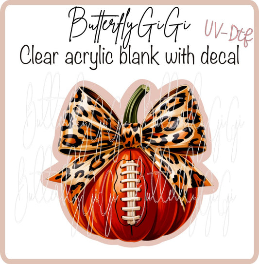 UVDTF Fall Football Pumpkin