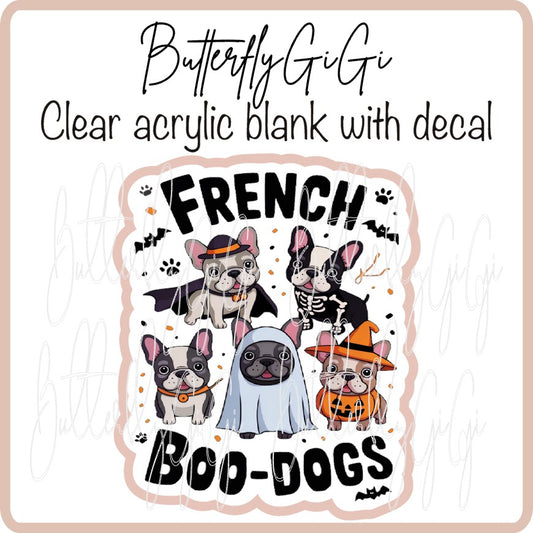 Halloween French boo dogs