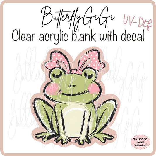UVDTF Frog Cutie