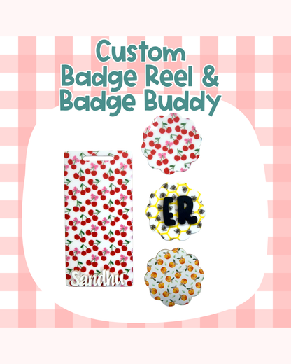 Food Badge Custom Acrylic Design