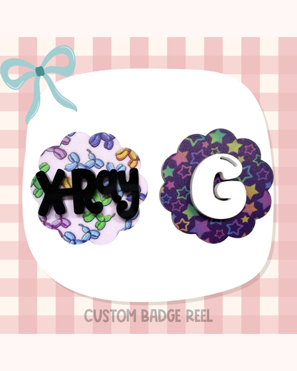 Various Badge Reel Custom Acrylic Design