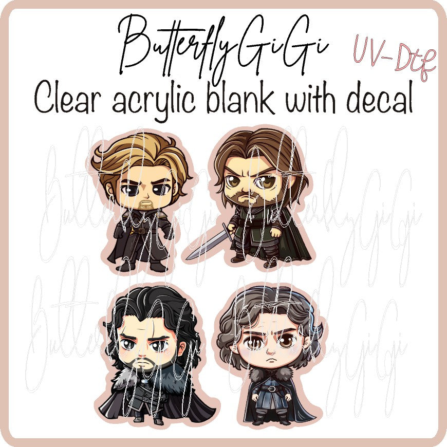 G O T characters UV DTF