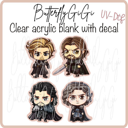 G O T characters UV DTF