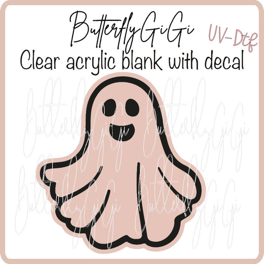 Ghost Outline UV DTF