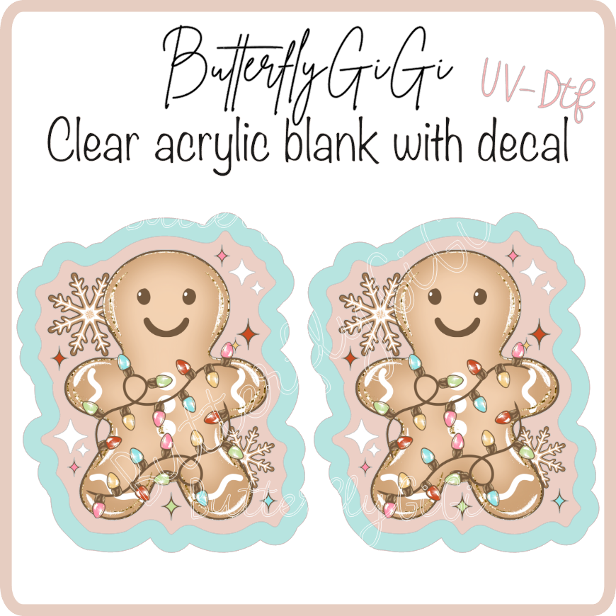Gingerbread Lights Xray Marker Set UVDTF