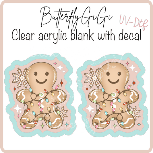 Gingerbread Lights Xray Marker Set UVDTF