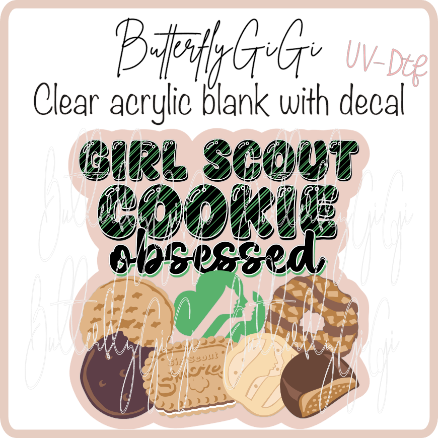 Girl Cookie Obsessed UvDTF