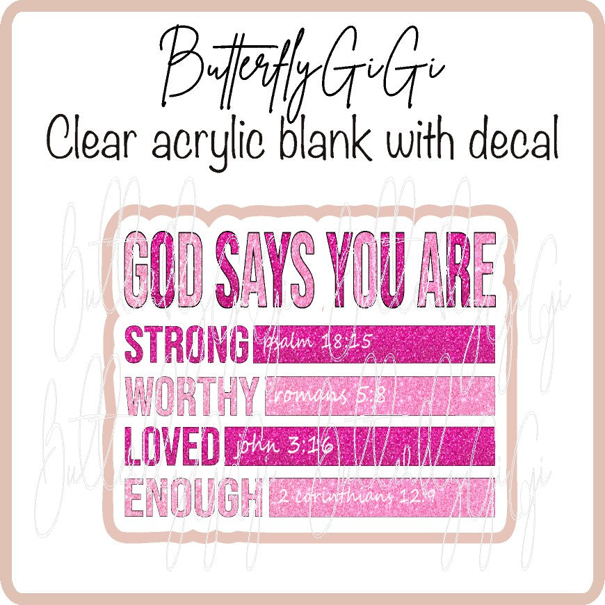 God Says You Are Valentine