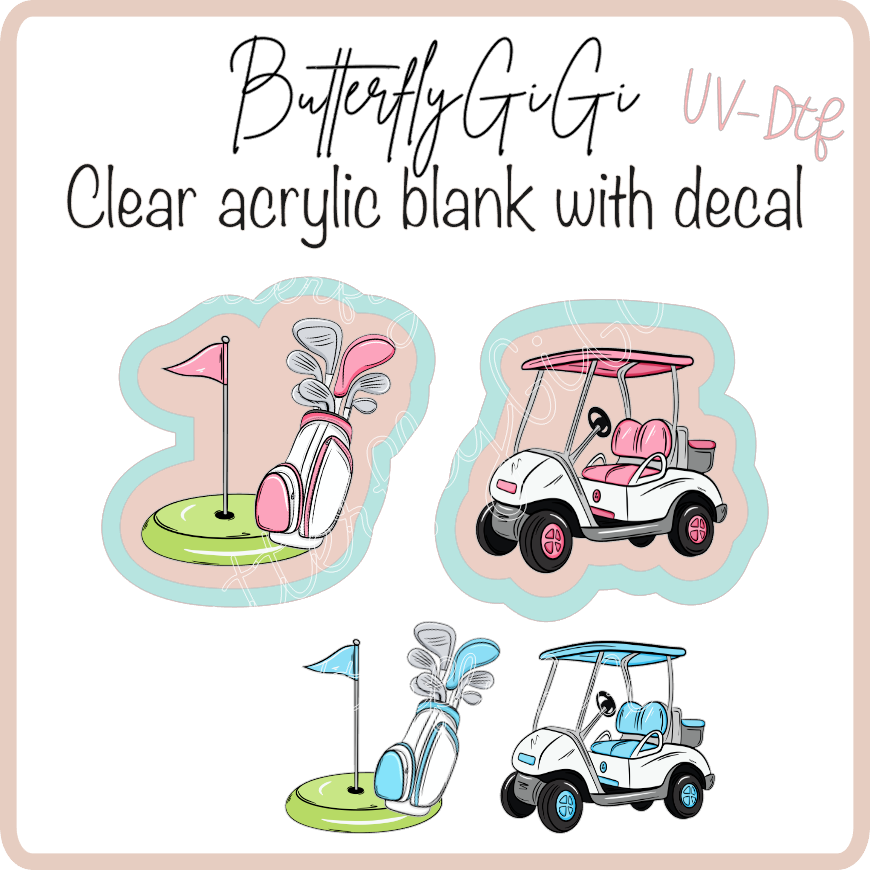 Golf Xray Marker Set UVDTF