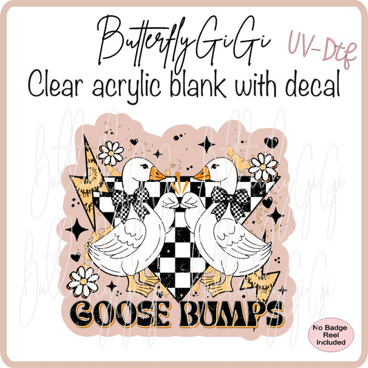 UVDTF Goose Bumps Checkered