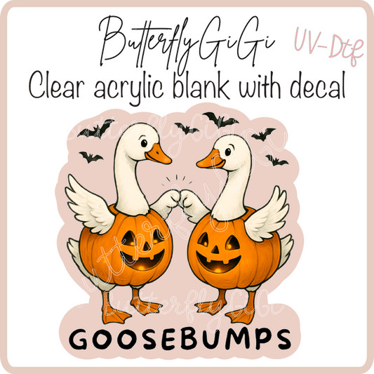 Goosebumps Pumpkin UvDtf
