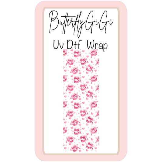 Wrap Grad Hat Pink UvDTF