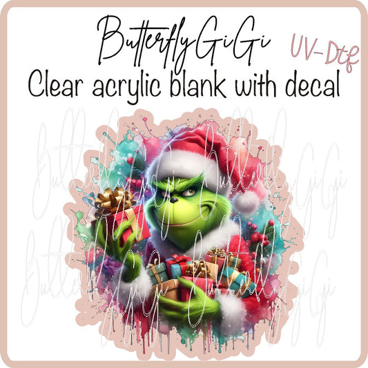 Greedy xmas presents UV DTF