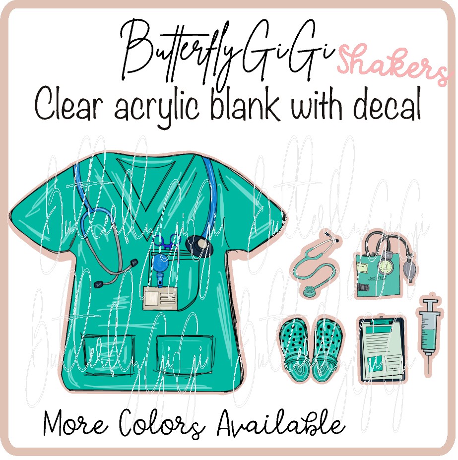 Scrub Top UV DTF SHAKER