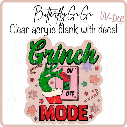 Greench mode on Uv Dtf