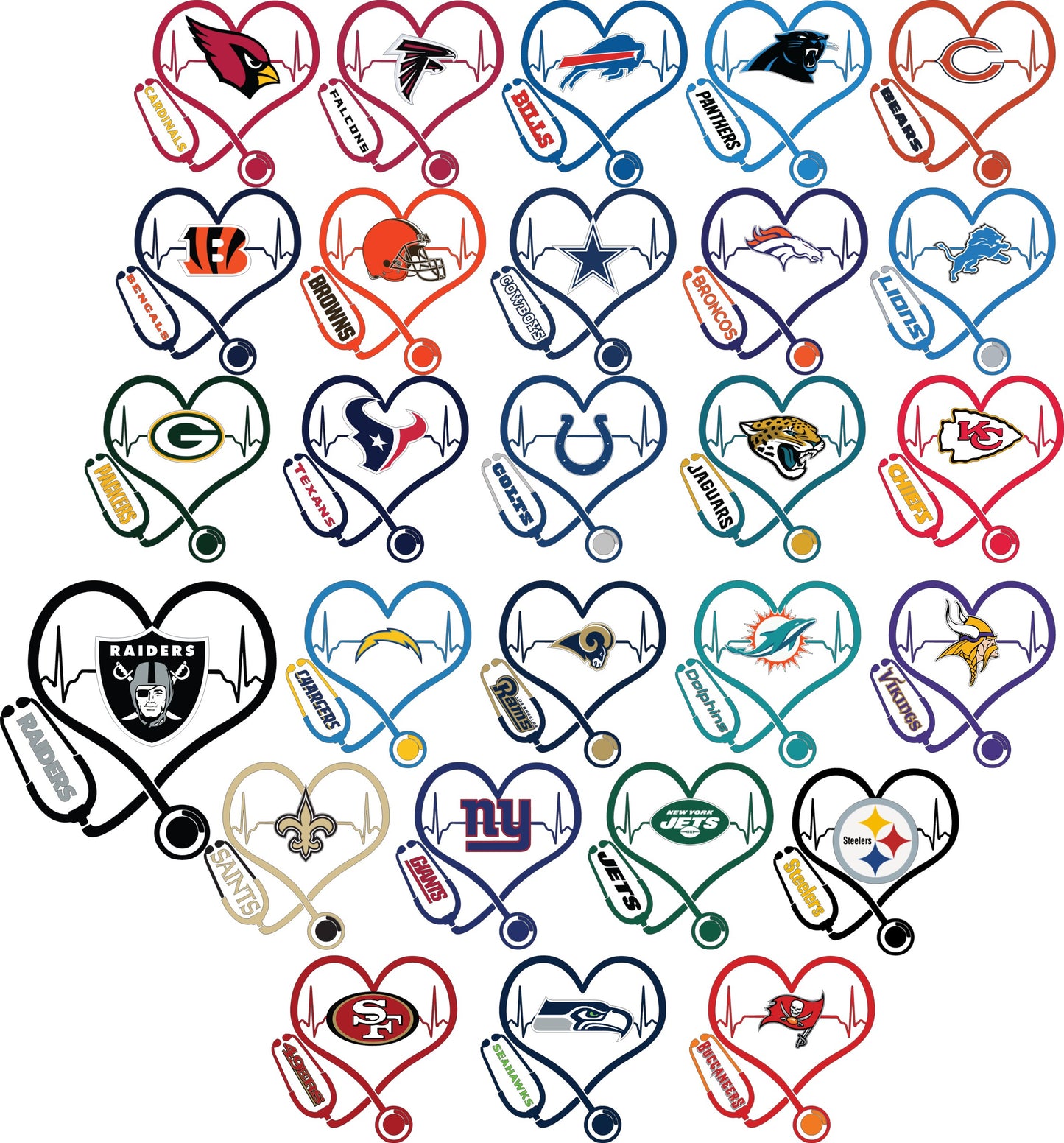 Sports UVDTF Football Stethoscope