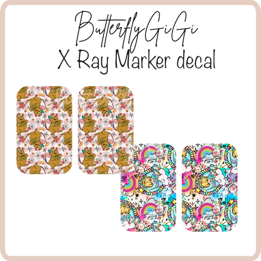 X ray Markers Decal