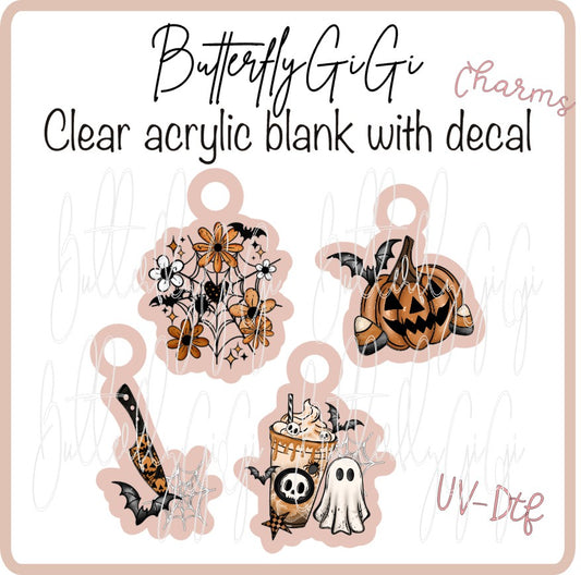 .Charm UVDTF Halloween Spooky